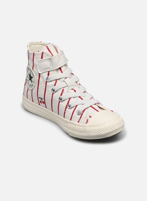 Converse Baskets Chuck Taylor All Star 1V Hi C Blanc pour fille