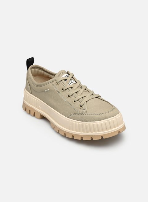 Palladium Baskets Mode Pallashock Lo Org 2 Vert pour femme