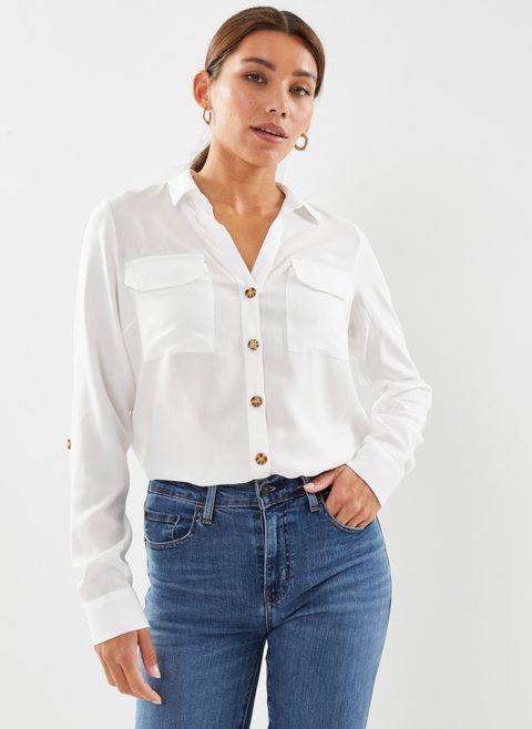 Vero Moda Vmbumpy L/S Shirt New Wvn Ga Noos pour femme