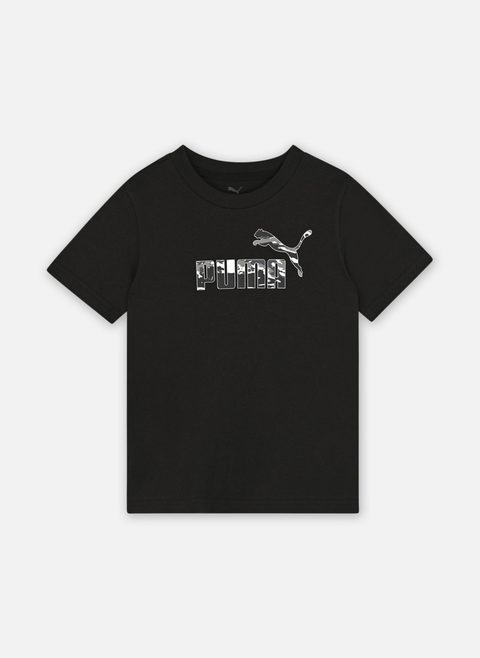 Puma Vêtements ESS CAMO Tee B Noir pour garçon