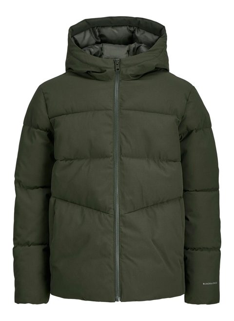 Jack & Jones Vêtements Jjglobal Puffer Jacket Jnr Vert pour garçon