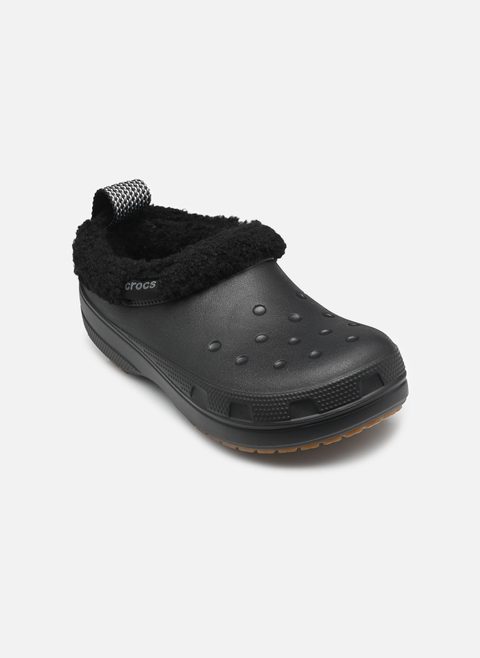 Crocs Sabots Classic Lined Shorty Noir pour femme
