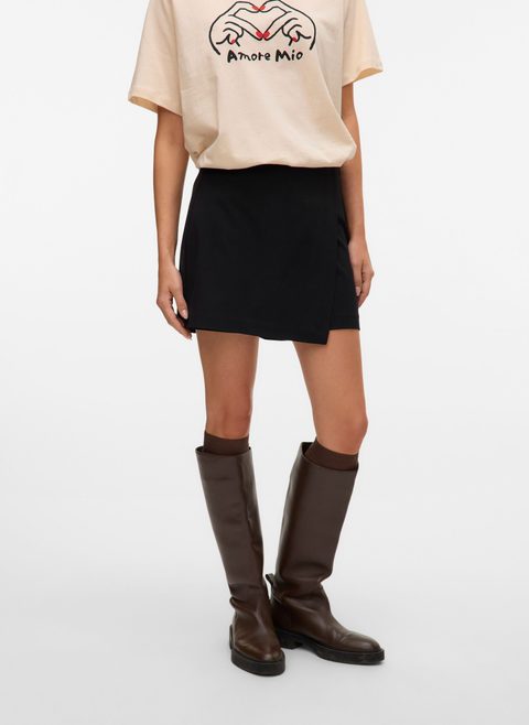 Vero Moda VMMELINA HW SHORT SKORT SOLID pour femme