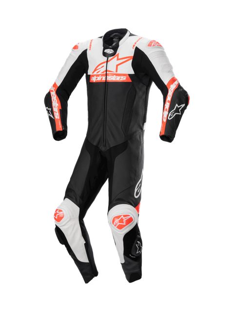 Alpinestars Missile V2 Ward perforé une pièce moto en cuir pour homme