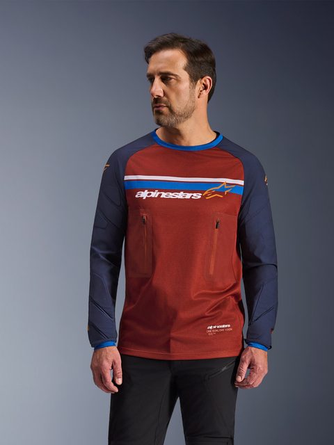 Alpinestars Maillot Maxdura Dual Rust Brown Mood Red