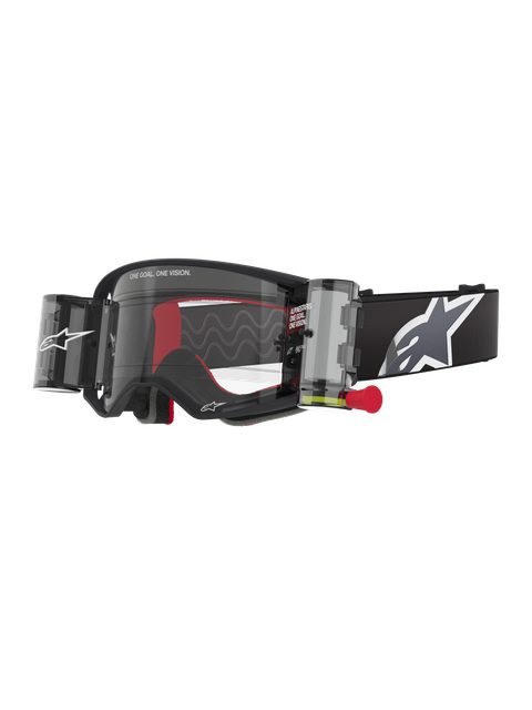 Alpinestars Masque Supertech Corp Système Roll-Off Black Grey Clear Roll Off, Taille: One Size pour homme