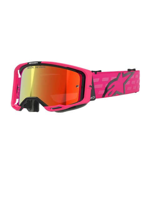 Alpinestars Masque Vision 8 Corp Pink Mirror Red, Taille: One Size pour homme