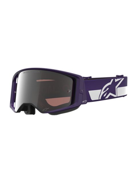 Alpinestars Masque Supertech Vision HUNTA96 XXV Édition Limitée Purple White Mirror Silver, Taille: One Size