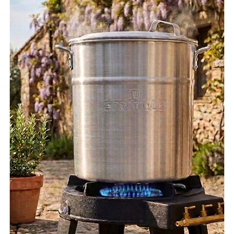 LE Pratique Stérilisateur en Aluminium - 40 L - 12 bocaux