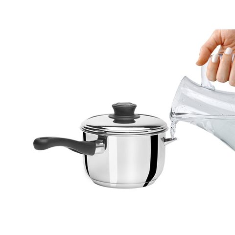 Artame Casserole Bain Marie Avec Couvercle 1,2 L - 16 Cm