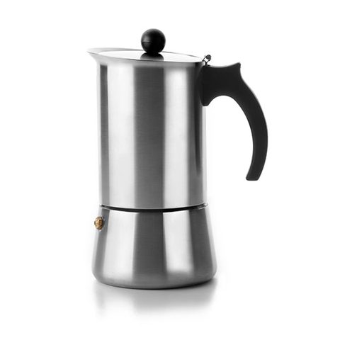 Ibili Cafetière Indubasic Silicone Seal, Induction Compatible Argent 6 Tasses