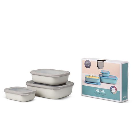 Mepal Boîte de conservation Cirqula Low Rect Bowl Set​ (14598)