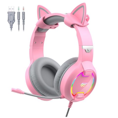 Gamenote H2233d - Rose - Éclairage RGB - Haut-parleur 50mm