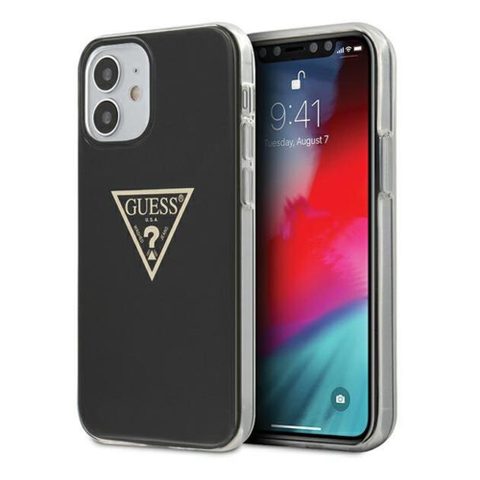 Guess GUHCP12SPCUMPTBK Metallic Collection Coque de Protection pour iPhone 12 Mini 54 - 94706