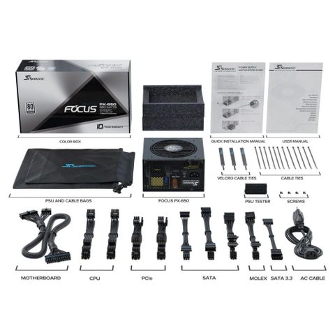 Seasonic Prime GX - 650w - 80 Plus