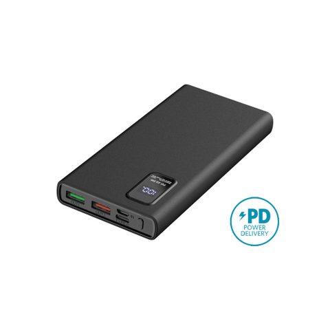 Platinet Power Bank 10 000 mAh Polymer PD 3.0 QC 3.0 Écran LED