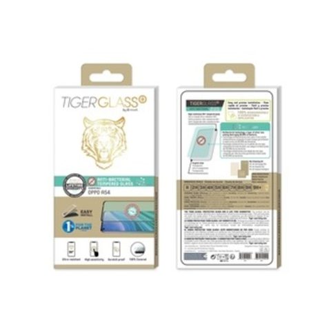 Tiger Verre trempé antibactérien Glass Plus pour OPPO A54/A74 5G