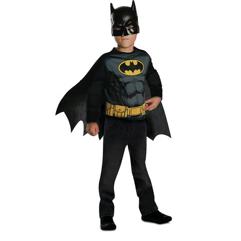 Rubies Kit top et masque Batman noir et jaune 5-8ans