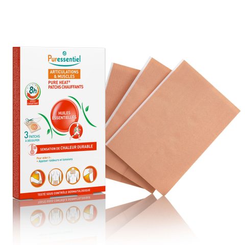 Puressentiel Patchs Chauffants articulations et muscles aux 14 Huiles Essentielles 3 Patchs