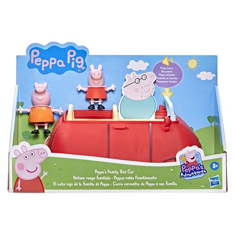 Peppa Pig Voiture rouge familiale