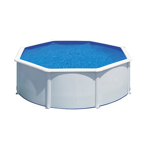 Gre Pools Piscine ronde acier diam.3,70m x H: 1,22m - Filtration à