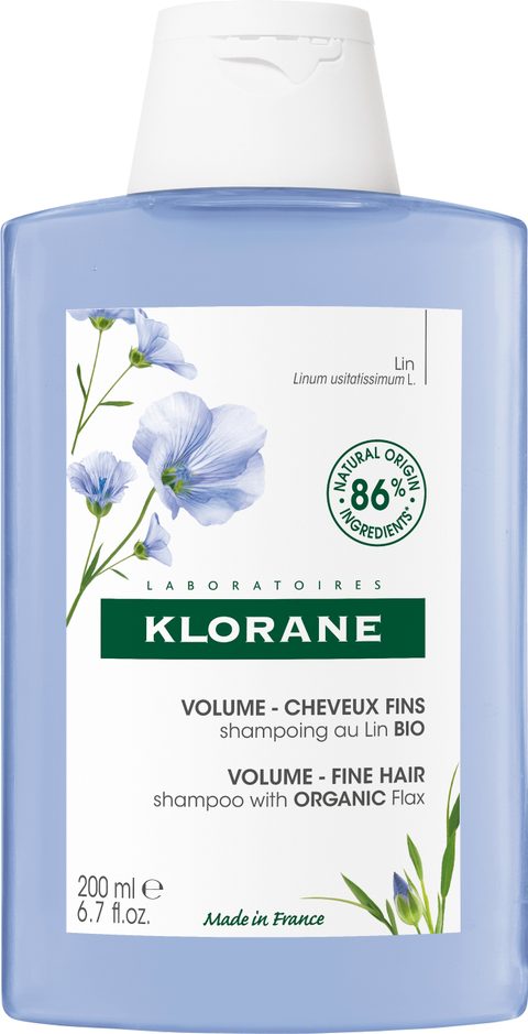 Klorane Volume Shampoing Lin Bio 200 ml