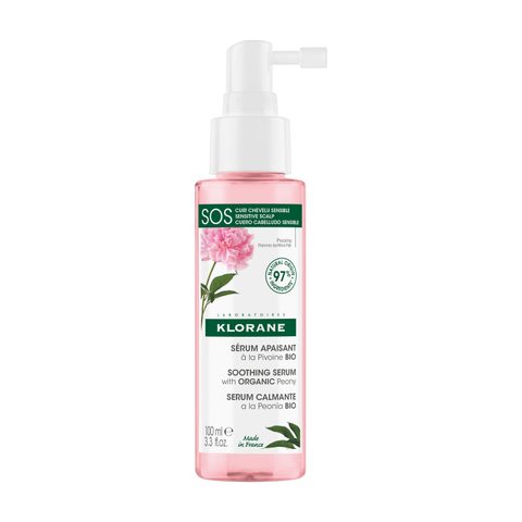 Klorane Peony Soothing Calming & Anti-Itching Serum sérum apaisant pour cuir chevelu sensible et irrité 100 ml