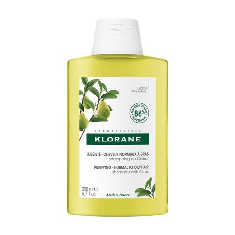 Klorane A LA Cidra shampooing léger pour cheveux normaux/gras 200 ml