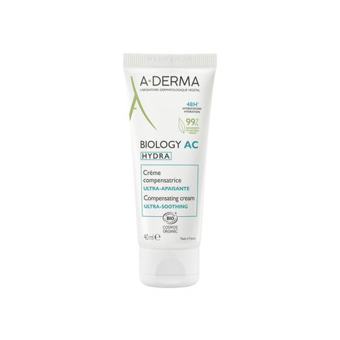 A-Derma Biology AC Hydra crème hydratante et apaisante effet 48h 40 ml