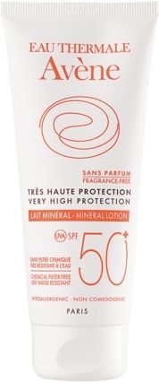 Avène Solaire Lait Minéral Spf 50 - 100 Ml - Eau Thermale - Lait Solaire