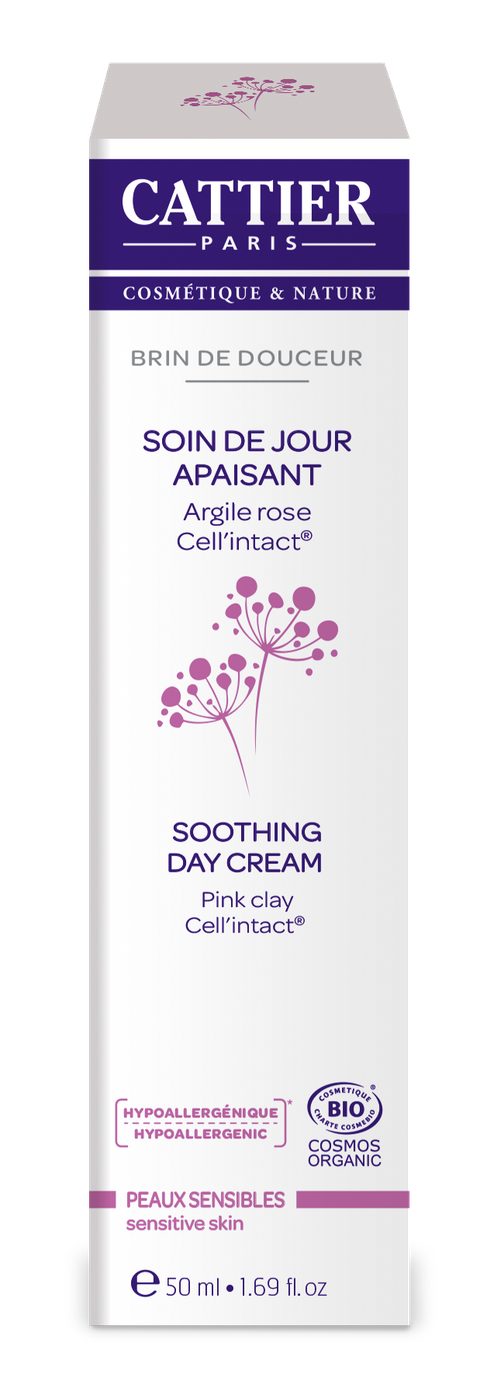 Cattier Brin De Douceur Soin De Jour Apaisant Flacon 50ml