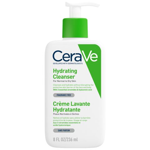 CeraVe Cleansers Hydrating Cleanser émulsion nettoyante pour un effet naturel 236 ml