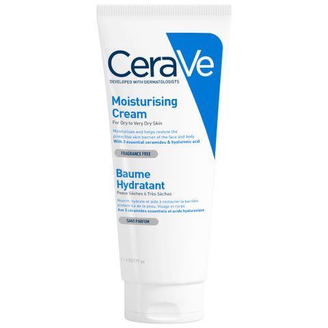 CeraVe Moisturizers crème hydratante visage et corps pour peaux sèches à très sèches 177 ml