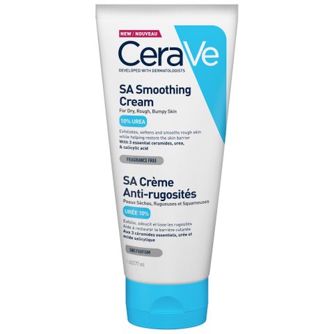 CeraVe SA crème hydratante adoucissante pour peaux sèches à très sèches 177 ml
