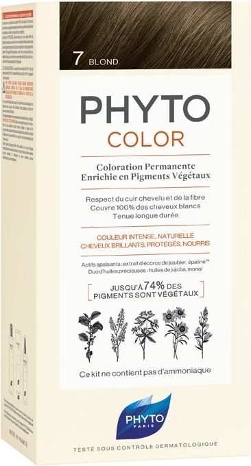 Phyto Color coloration cheveux sans ammoniaque teinte 8 Light Blonde 1 pcs