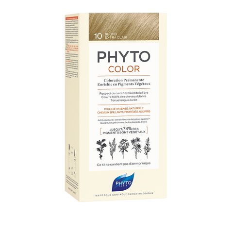 Phytocolor 10-rubio extra claro 4 u