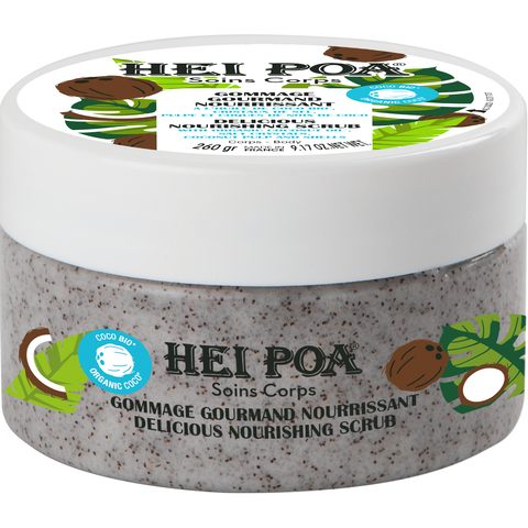 Hei Poa Tahiti Monoi Oil gommage corps nourrissant à la noix de coco 260 g