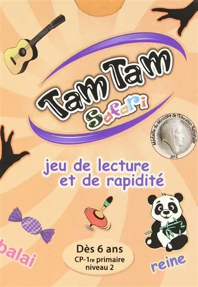 Ab Ludis Tam Tam Safari Cp Niveau 2 C Papier Orange/jaune 103x74x24mm