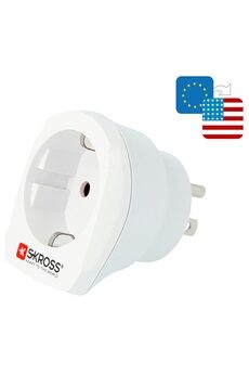 Skross Adaptateur Europe vers USA 1.500203C-E compact 15A