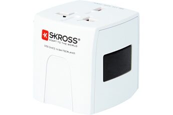 Skross Adaptateur voyage MUV MICRO Universel Blanc