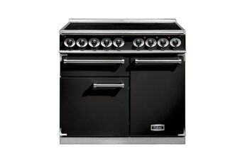 Falcon Cuisinière Semi Pro DELUXE 1000 Induction Noir/Chrome - F1000DXEIBL/C-EU