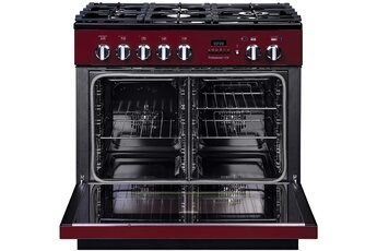 Falcon Cuisinière Professional+ FX 90 Mixte Rouge airelle/Chrome - PROP90FXDFCY/C