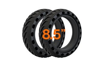 Casr Pack 2 Pneus Alvéolés Anti-Crevaisons 8.5 Pouces pour Trottinette Electrique
