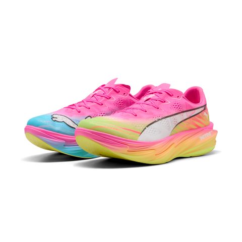 Puma Deviate NITRO Elite 4 ST Poison Pink/ Yellow Alert pour homme