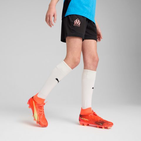 Puma Short d’entraînement Olympique de Marseille Enfant et Adolescent pour garçon