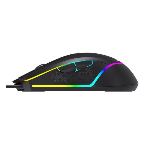 Unykach Souris de jeu optique NOVA M244 RVB 6400 DPI