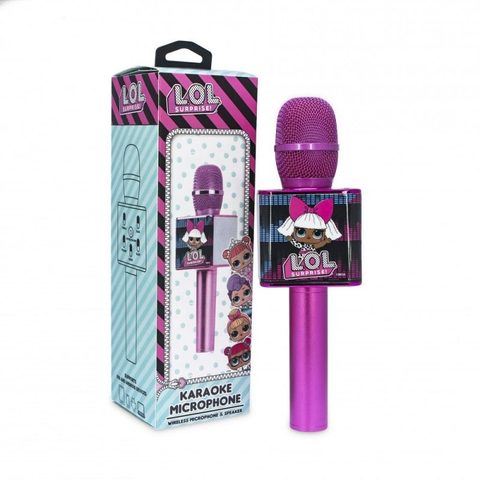 OTL Technologies LOL Surprise Microphone karaoké sans fil pour enfants avec haut-parleur