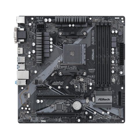 ASRock B450M Pro4 R2.0 AMD B450 Emplacement AM4 micro ATX