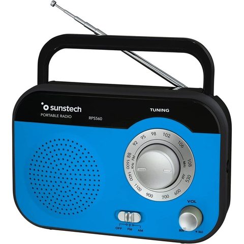 Sunstech Radio Portable Bleue Rps560