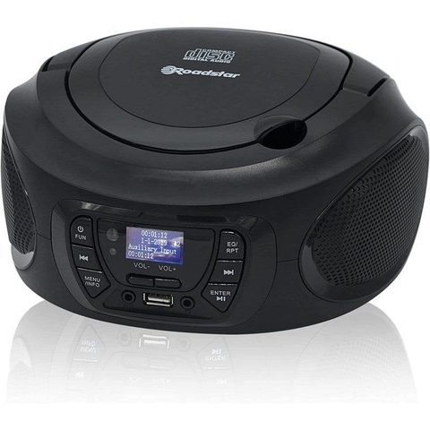 Roadstar CD CDR-375D+/BK 4W RMS USB AUX MP3 Portable